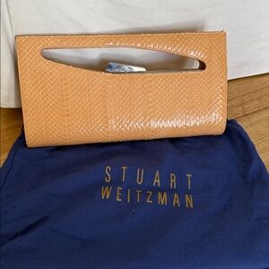 Stuart Weitzman clutch evening bag-new